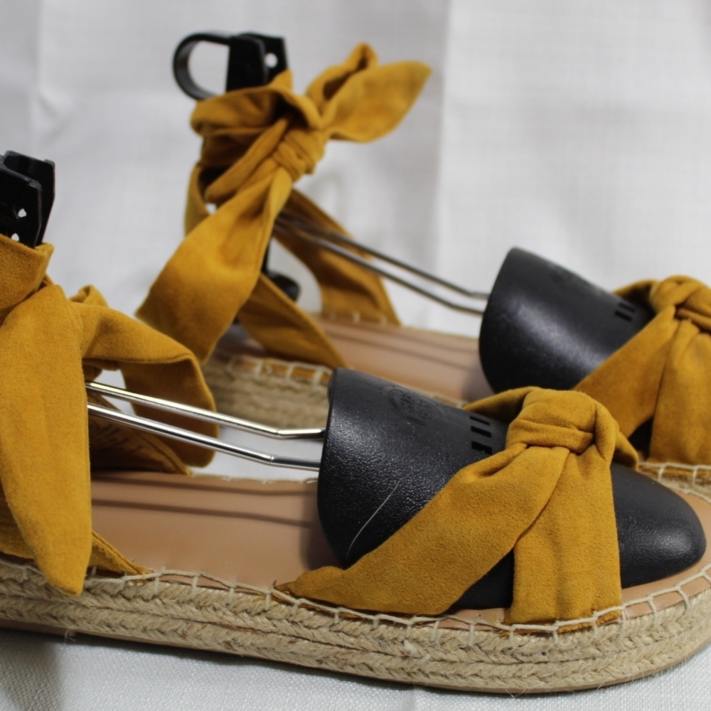 Mustard Espadrille Sandals